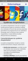 Cours d'informatique capture d'écran 2