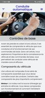 Cours de Conduite Automobile capture d'écran 2