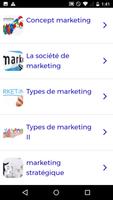 Cours de marketing Affiche