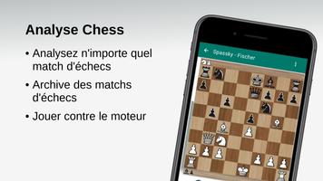 Échecs Analyse Affiche