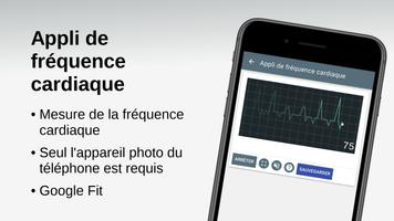 Appli de fréquence cardiaque Affiche