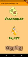 الفواكه والخضروات للاطفال الملصق