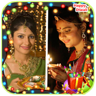 Diwali Collage Photo Frames icône