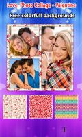 Love Photo Collage Affiche