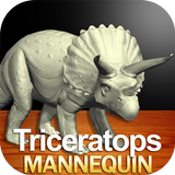 Triceratops Mannequin