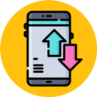 Real-time network speed آئیکن