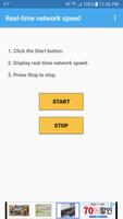 Real-time network speed پوسٹر