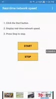 Real-time network speed screenshot 2