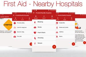 First Aid - Nearby Hospital ポスター
