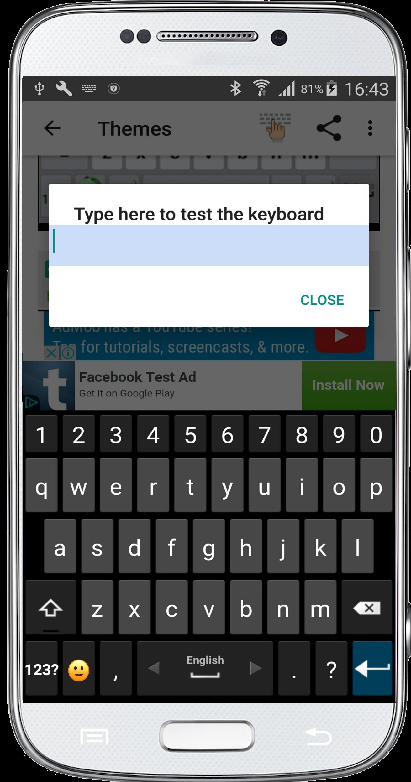 Klassische große Tastatur für Android - APK herunterladen
