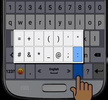 برنامه‌نما Emoji Keyboard عکس از صفحه