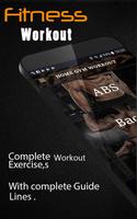 Home Hommes Workout: Gym Entraîneur Musculation Affiche