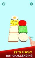 3 Schermata Perfect Sandwich Folding Puzzle Master