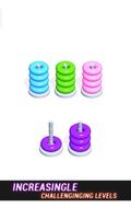Sorting Color Rings! Stack Tower Puzzle Poster