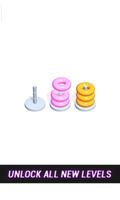 Sorting Color Rings! Stack Tower Puzzle captura de pantalla 3