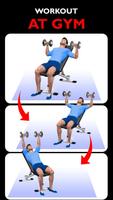 Chest Workout At Gym For Men: Fitness Exercises capture d'écran 1