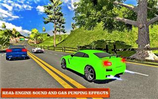 City Racing Futuristic Car 3D اسکرین شاٹ 1