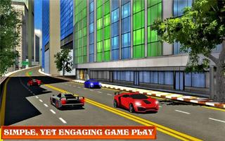 City Racing Futuristic Car 3D screenshot 2