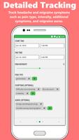 Headache and Migraine Tracker capture d'écran 3