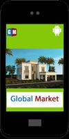 Global Market-Real Estate Affiche