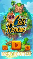 Cat Rescue - Bomb Box Blast Cubes پوسٹر