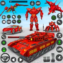 Descargar XAPK de Police Tank Robot Transform 3d