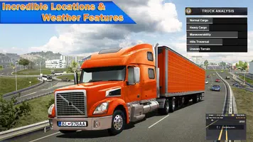 Euro Truck Racing Simulator 3d imagem de tela 2