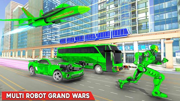Army Bus Robot Transform Wars screenshot 11