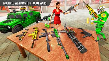 Army Robot Rope hero – Army robot games screenshot 1