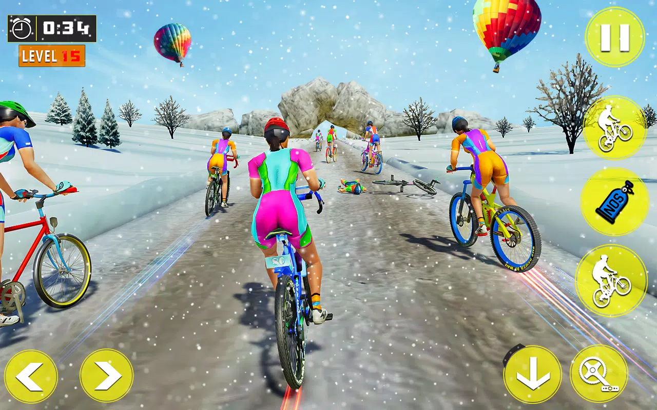 Jogo de corrida de bicicleta versão móvel andróide iOS apk baixar