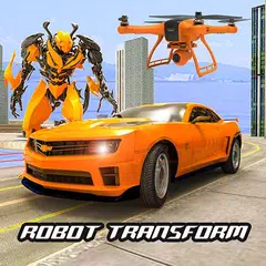 Descargar XAPK de Drone Robot Car Transform Game