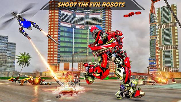 Drone Robot Car Transform Robot Transforming games screenshot 3