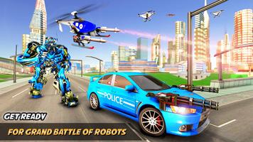 Drone Robot Car Transform Game capture d'écran 2