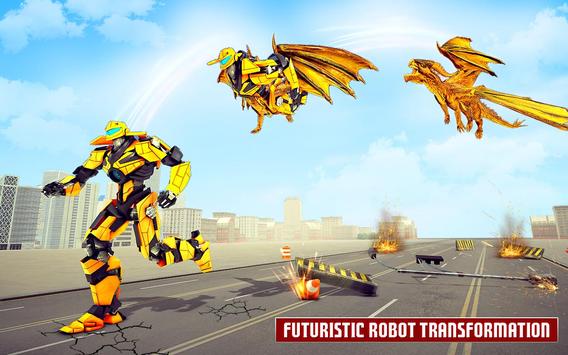 Dragon Robot Car Game – Robot transforming games screenshot 12