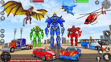 Dragon Robot Car Games 3d screenshot 3