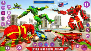 Spider Mech Wars - Robot Game โปสเตอร์