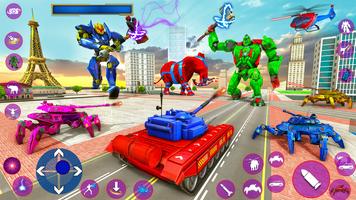 Spider Mech Wars - Robot Game ภาพหน้าจอ 2