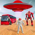 火星の戦い3D:バスロボットゲーム