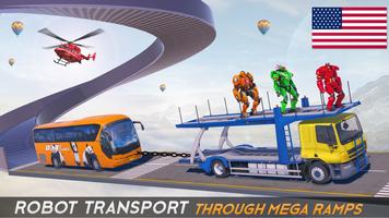 Mars Battle: Bus Robot Game 3D تصوير الشاشة 2