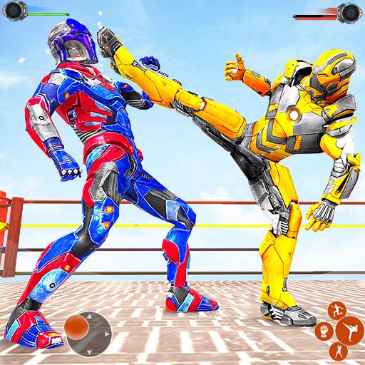 Jogos de luta de robôs ninja- luta de anel de robô