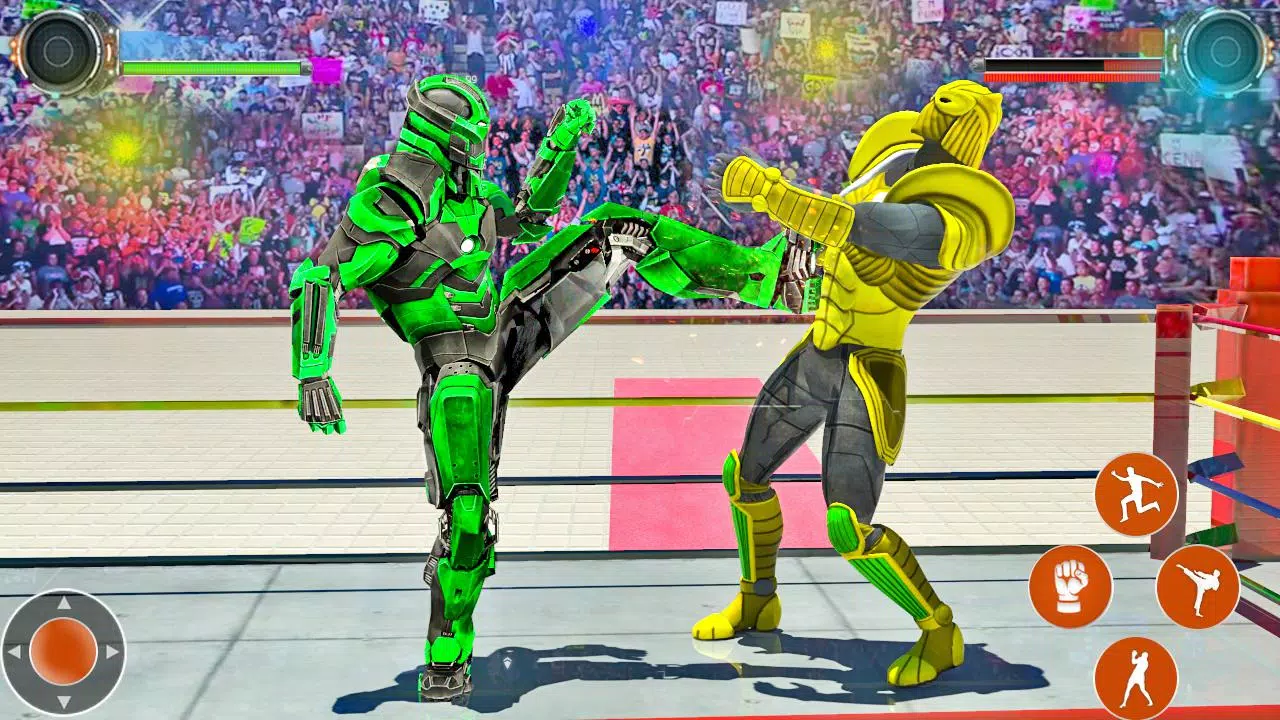 Android İndirme için Ninja robot dövüş oyunları - robot ring dövüşü APK