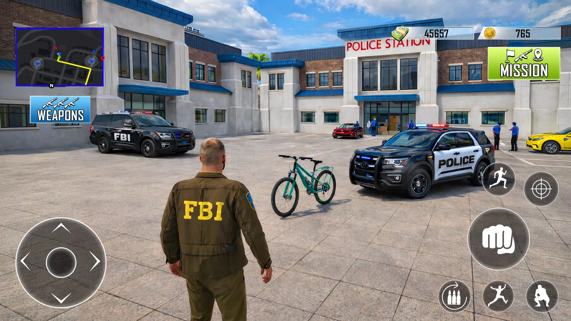 警车模拟 3D:警察追逐