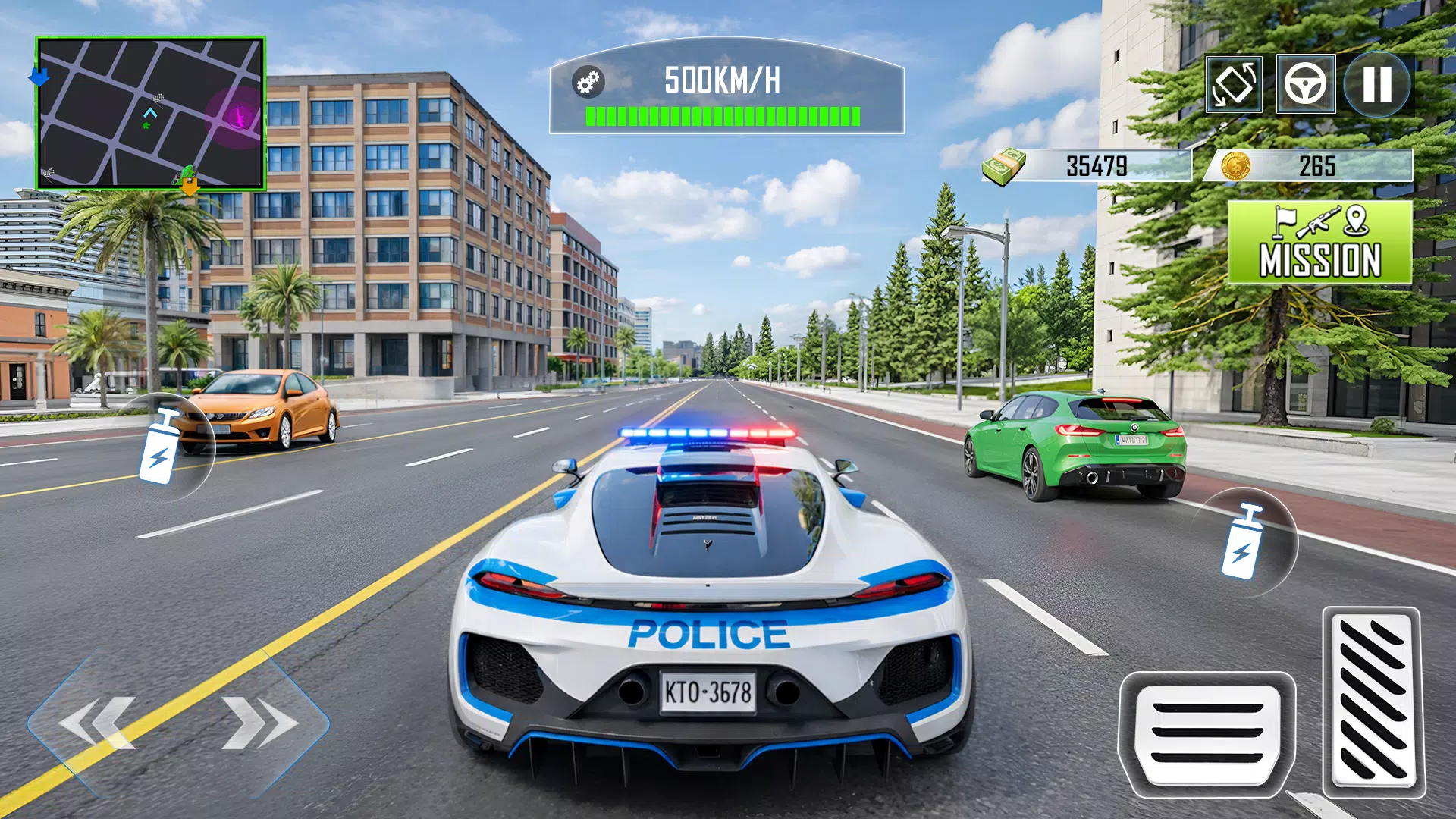 警车模拟 3D:警察追逐