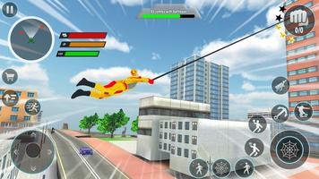 警察 ロボット ロープ ヒーロー ゲーム 3D スクリーンショット 2