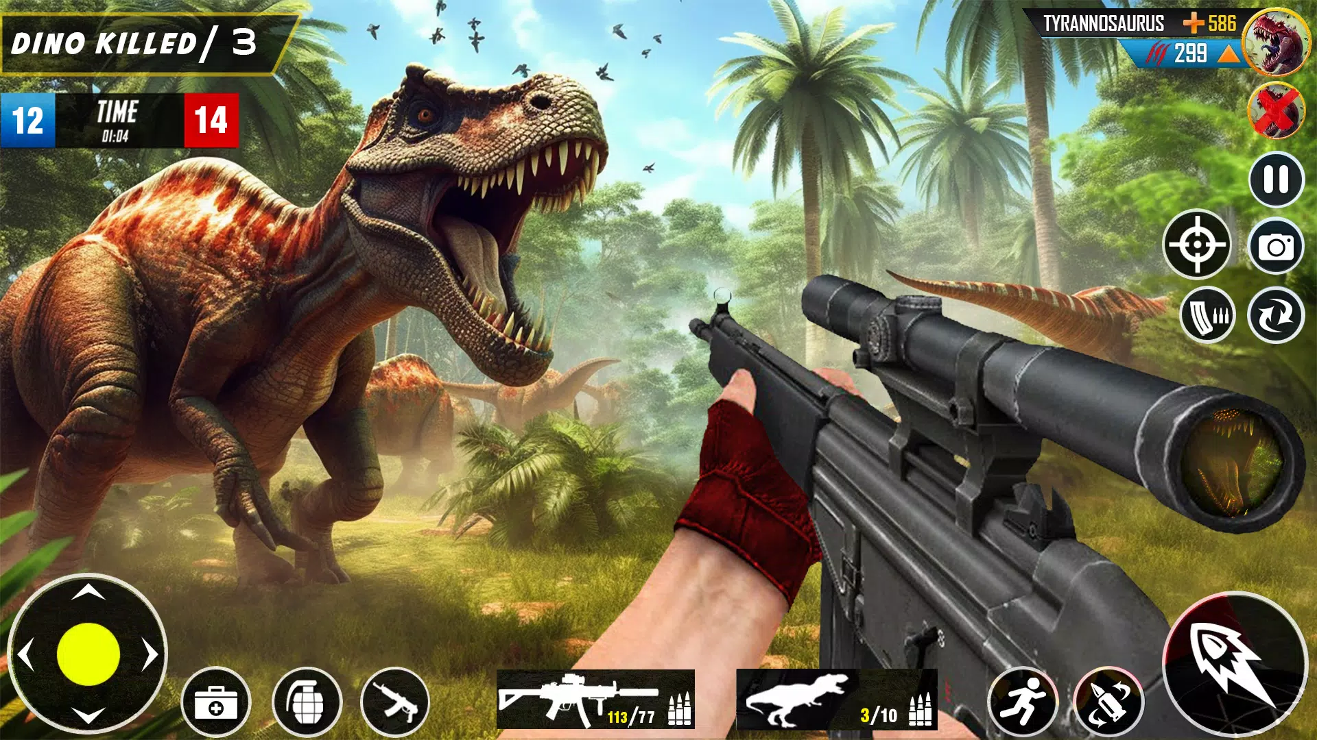 Wild Dinosaur Game Hunting Sim - Download APK per Android