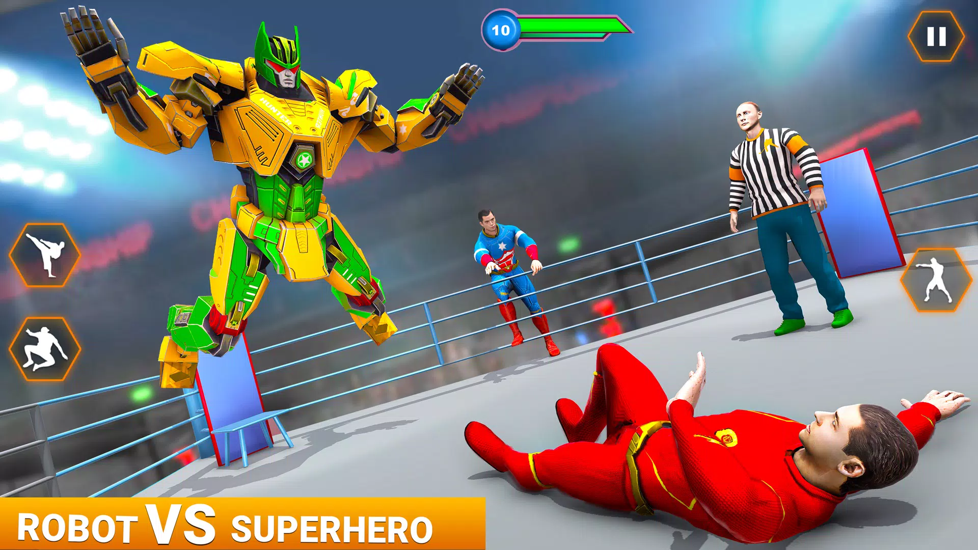 Robot Fight 3D Jogos de Luta Livre Arcade Fighter Real Simulator: Robôs de  guerra tiro missão de sobrevivência Batalha World of Robot jogo de luta  2018::Appstore for Android