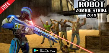 Police Robot Strike – Zombie shooting robot games