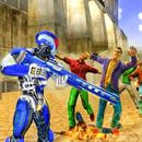 Police Robot Strike - зомби-стрельба по роботам APK