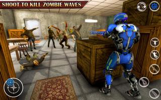 Strike Robot Polisi - Game menembak zombie screenshot 3