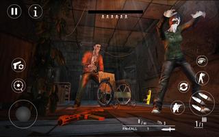 Strike Robot Polisi - Game menembak zombie screenshot 1